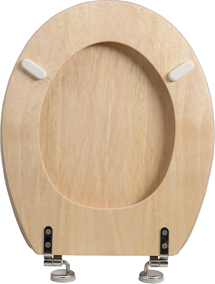 Cornat WC-Sitz "Ligna" - Hochwertiges Echtholz - Kiefer - Komfortables Sitzgefühl - Edle Holz-Optik
