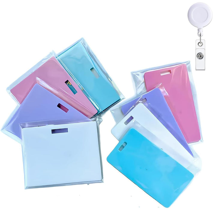 4 Stück Löschbare Ausweis Notizen Erasable Badge Note Notizblock Abwischbar Kleine Badge Notizen Für
