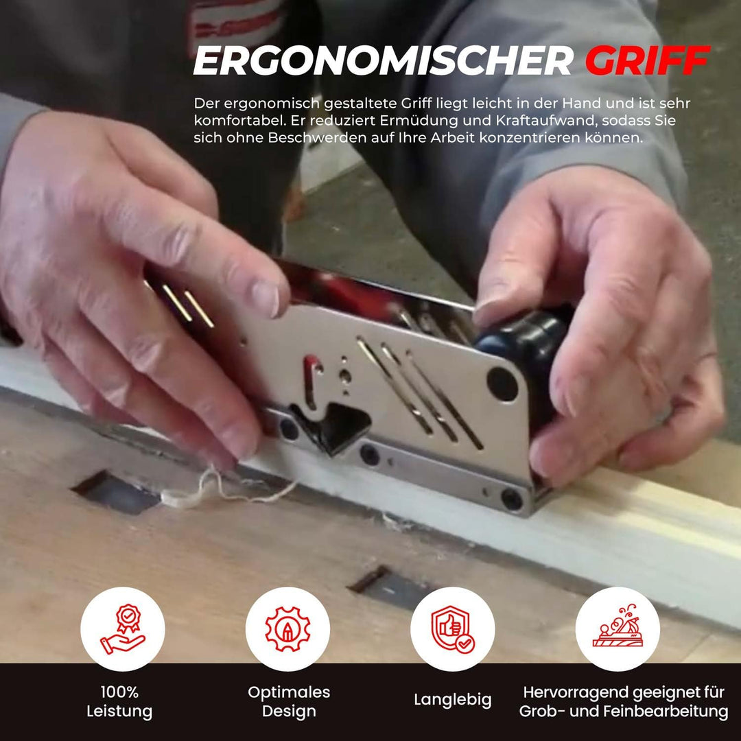 RALI G30 EVOLUTION N Handhobel mit Führungsschiene für Tischlerarbeiten. Kein Schärfen erforderlich