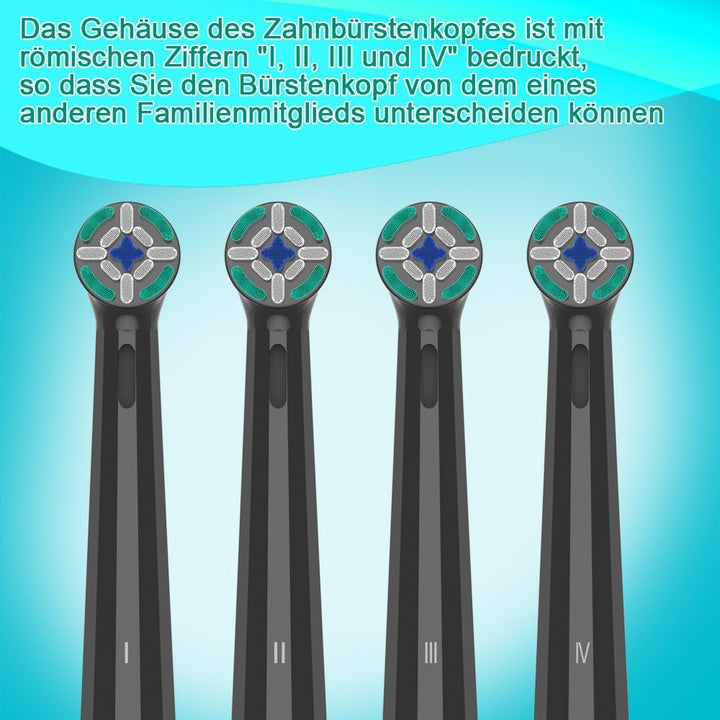 8er IO Sanfte Reinigung Aufsteckbürsten Kompatibel mit Oral B iO Elektrischen Zahnbürstea, Sensitiv