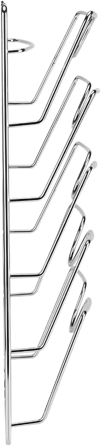 Topfdeckelhalter wand, praktische Küchenutensilien für Topf, Wand oder Tür montiert Chromoberfläche