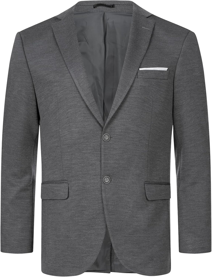 Indumentum Herren Sakko Blazer IJS-102 S Grau, S Grau