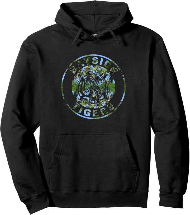 Saved By The Bell Bayside Tigers gespiegelte Palme Pullover Hoodie