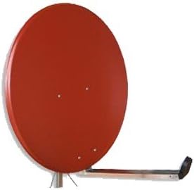 Antenne 75x 80 cm Alu Ziegelrot