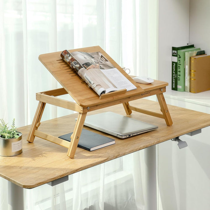 SONGMICS Laptoptisch Notebooktisch Betttisch Lapdesks für Lesen oder Frühstücks und Zeichentisch Lap