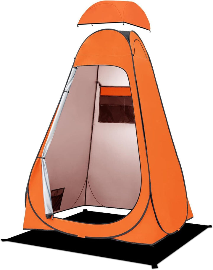 BRIAN & DANY Duschzelt Camping, Pop Up Toilettenzelt, Tragbares Umkleidezelt mit Regenschutz und Fen
