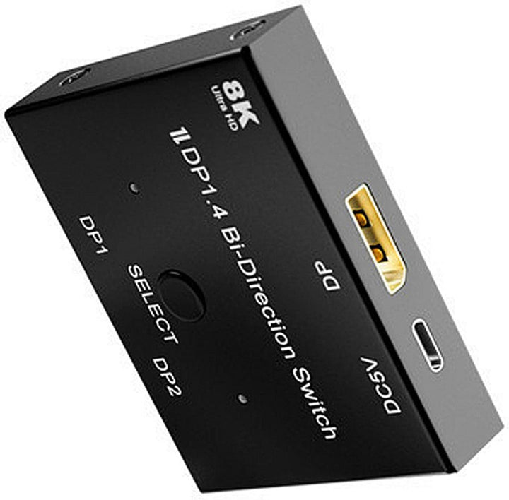 8k DP1.4 Splitter 2 in 1 | 1.4 Splitter-Konverter,8k@30hz 4k@120hz 2k@144hz Displayport Adapter, hoh