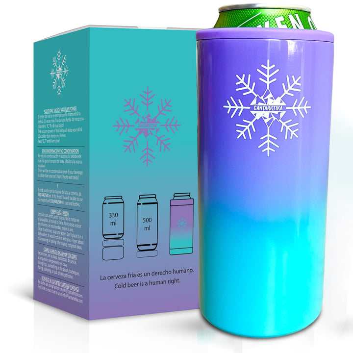 BierKühler Qualitätskühler Thermos Getränkekühler Flaschenkühler für 330 ml 440 ml 500 ml Bier Dosen