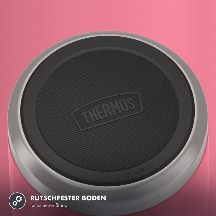 Thermos ICON Kids Thermobehälter für Essen 0,35l, pink, Edelstahl, absolut dicht, hält Speisen 12h h