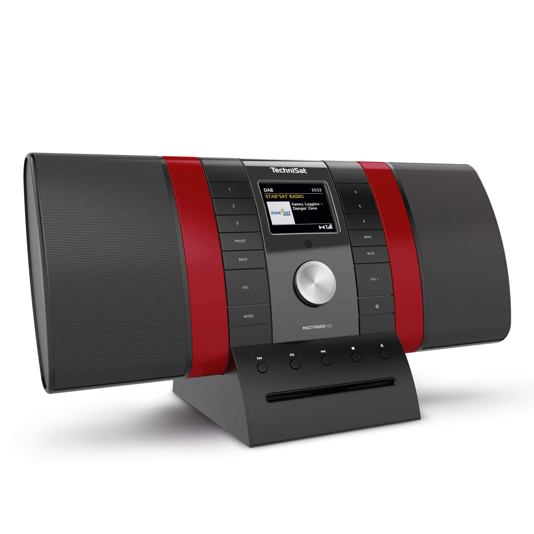 TechniSat MULTYRADIO 4.0 - Internetradio (WLAN Radio, DAB+, UKW, Spotify, Bluetooth, CD-Player, USB,