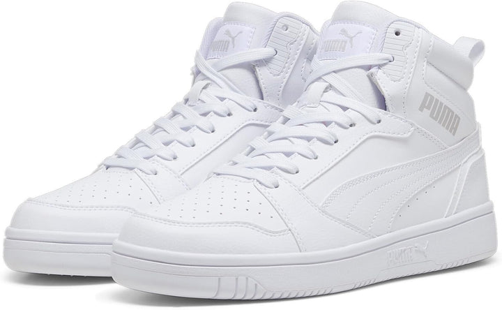 Puma Unisex Rebound V6Sneaker 41 EU Puma White Puma White Cool Light Gray, 41 EU Puma White Puma Whi