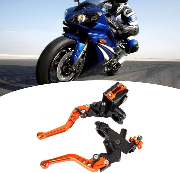 125,Kupplungshebel Bremse 1 Paar,Kupplungshebel,Mx Bremshebel Kupplungshebel,Motorrad Bremshebel Gri