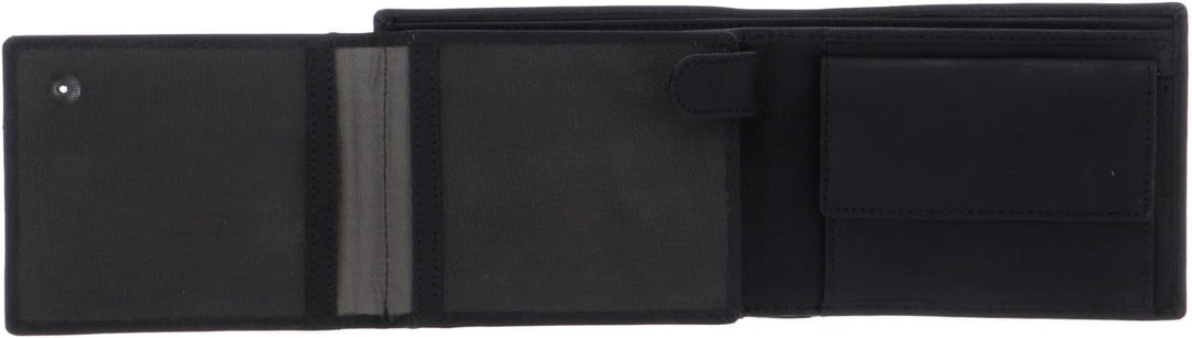 Jost Malmö Geldbörse 12 cm Schwarz, Schwarz