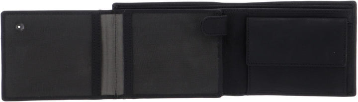 Jost Malmö Geldbörse 12 cm Schwarz, Schwarz