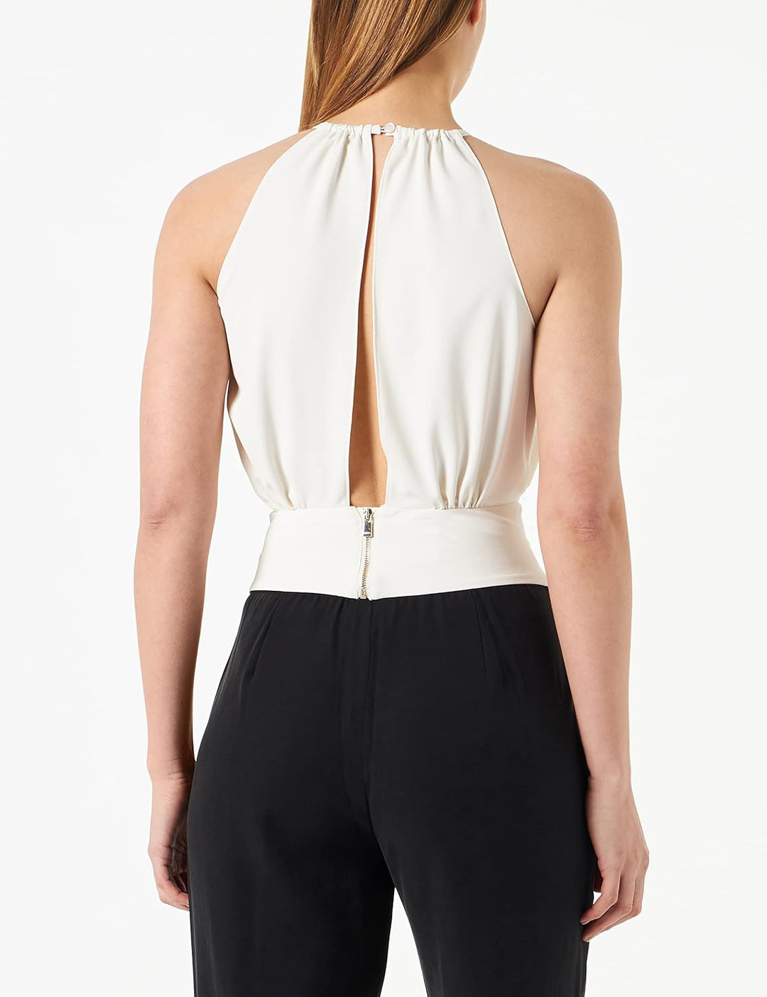 Pinko Damen Trionfale Top Crepe Fluid Unterhemd, 50 Z07_seidenweiß