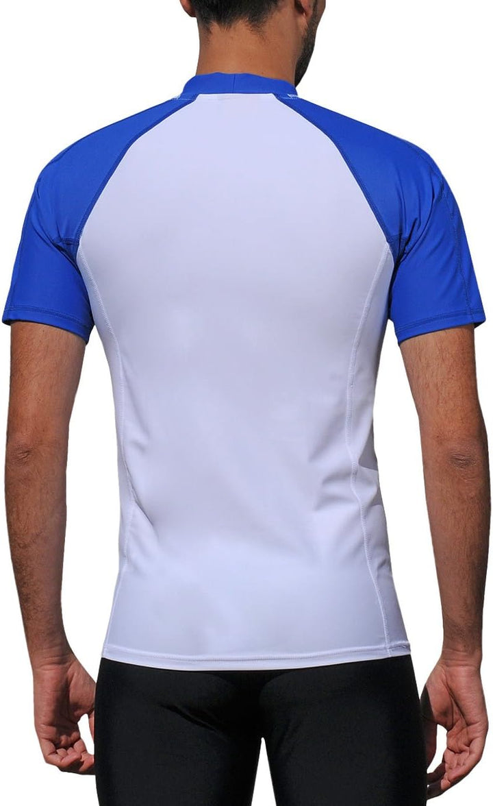 iQ-UV Shirt Herren Slim Fit – UV-Schutz Rashguard für Wassersport – Schwimmshirt für Herren aus recy