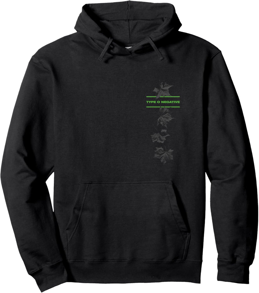 Typ O Negative Leaves doppelseitig schwarz Pullover Hoodie