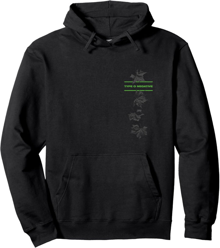 Typ O Negative Leaves doppelseitig schwarz Pullover Hoodie