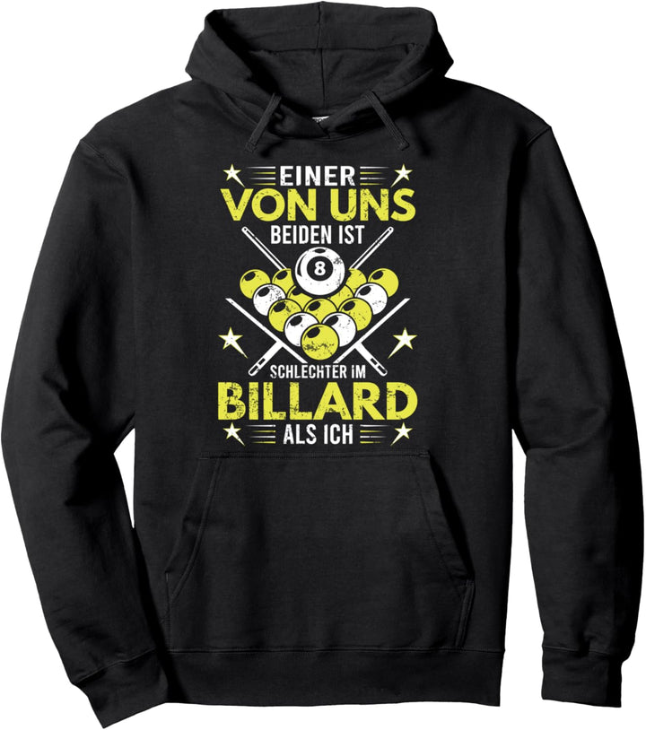 Billard Zubehör Billard Pool Player Pullover Hoodie