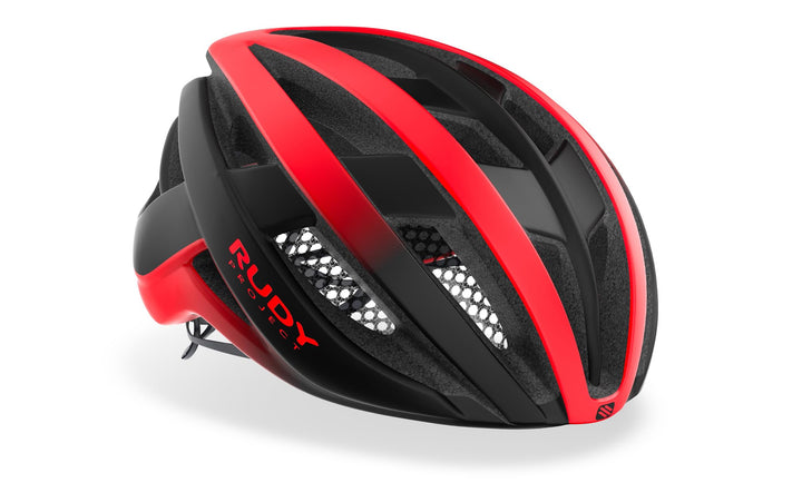 Rudy Project Venger Road Helm schwarz/rot, M