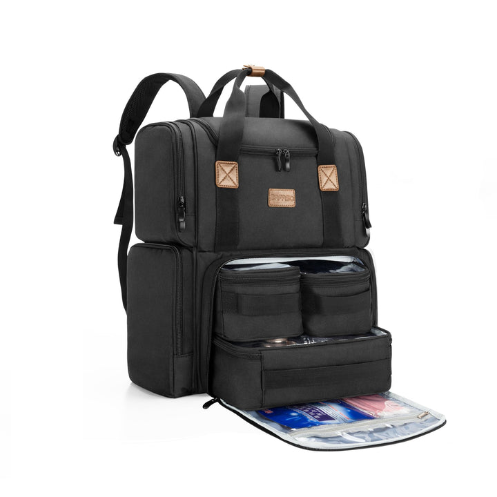 BAFASO Kosmetiktasche Rucksack, Make Up Organizer Tasche für Damen, Kulturtasche Rucksack für Mädche