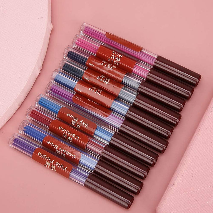 2,0 mm farbige Mine, 10 verschiedene farbige Bleistiftmine, fett und 90 mm hoch, mechanische automat