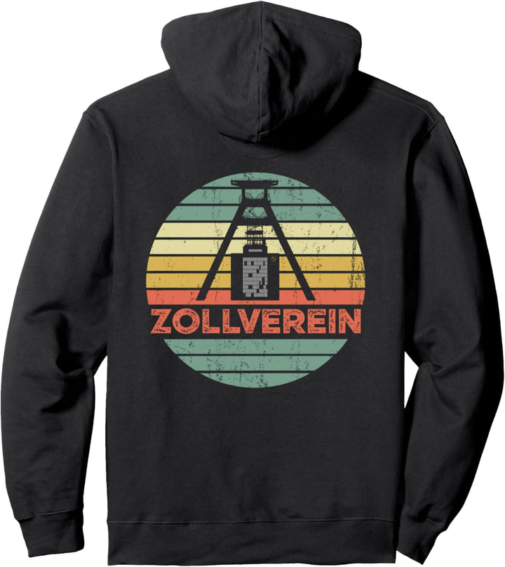 Zeche Zollverein 70er retro Design Stadt Essen (2020) Pullover Hoodie