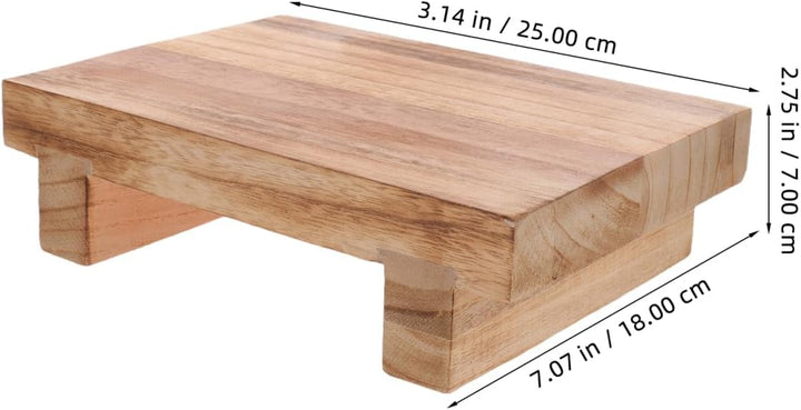Leichter Tritthocker aus Hochwertigem Holz rutschfeste Fussstütze für Ältere Menschen Vielseitiger F
