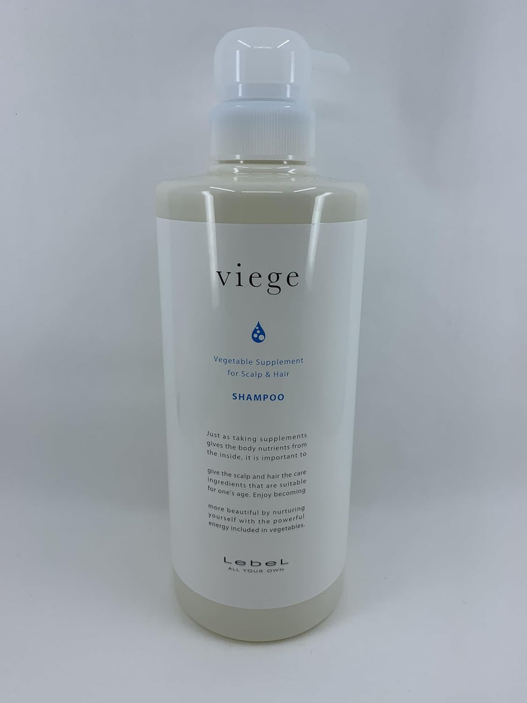 Lebel Viege Hair Shampoo - 600ml (Green Tea Set)