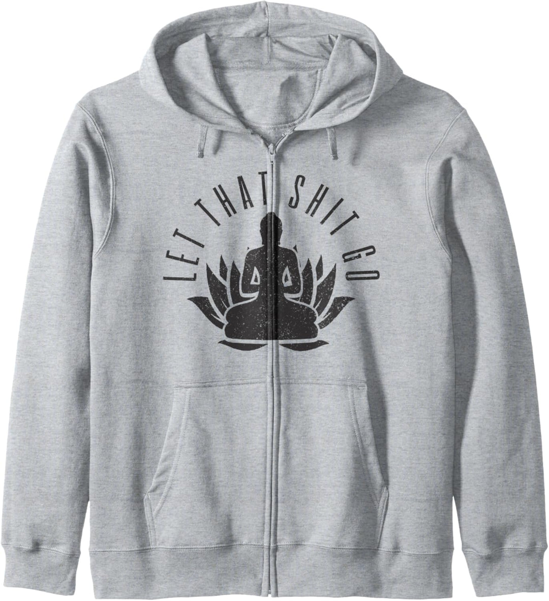 Buddha Meditation Spruch Lustig Yogi Yoga Geschenk Kapuzenjacke