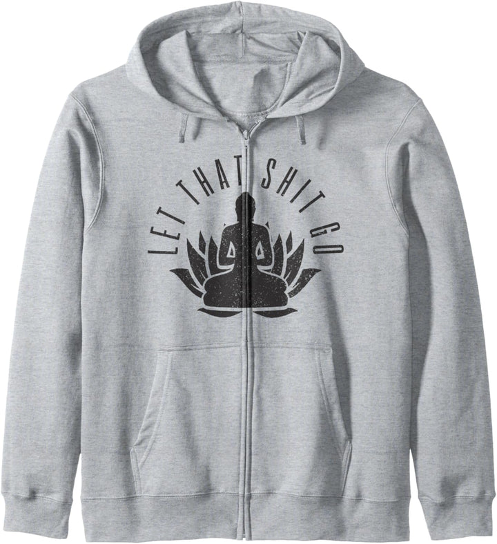 Buddha Meditation Spruch Lustig Yogi Yoga Geschenk Kapuzenjacke