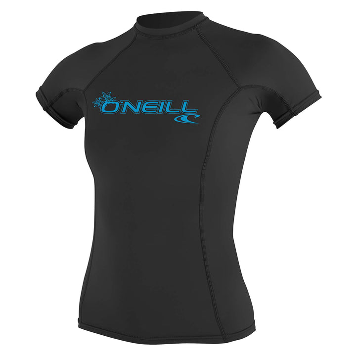 O'Neill Wetsuits Damen O'neill Basic Skins UPF 50+ Short Sleeve Rash Guard Wms Basic Skins S/S Crew