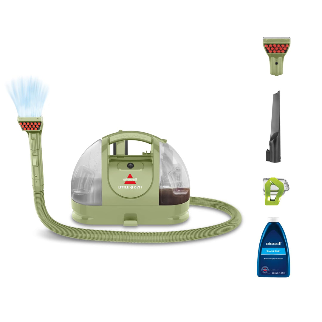BISSELL Little Green, Polsterreiniger Gerät, Teppichreiniger für Alltägliche Flecken & Verschmutzung