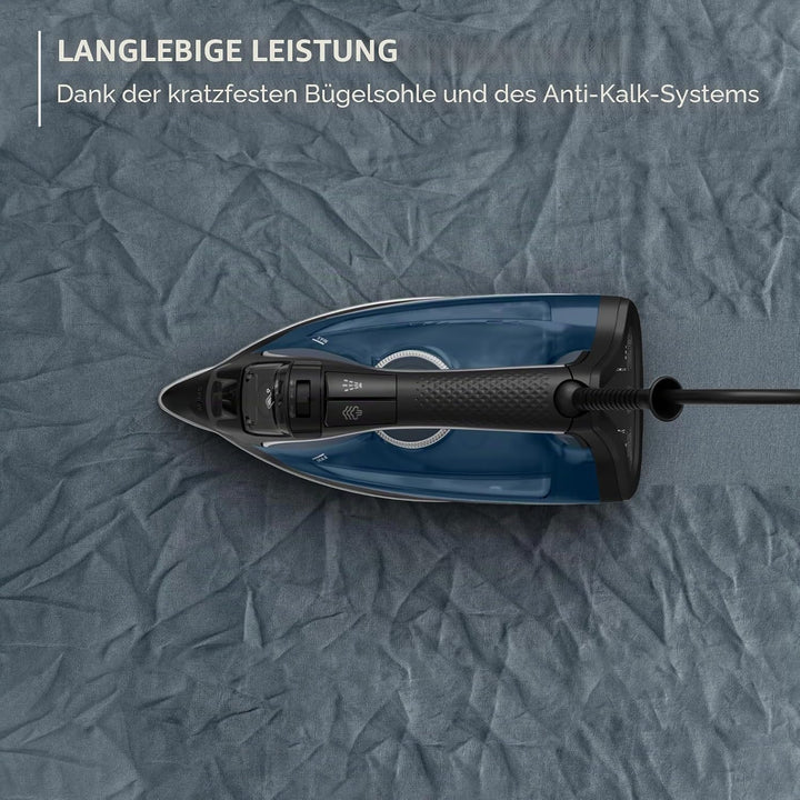 Rowenta Pro Master Bügeleisen, professionelle Ergebnisse, leistungsstarke Dampfverteilung, hochpräzi