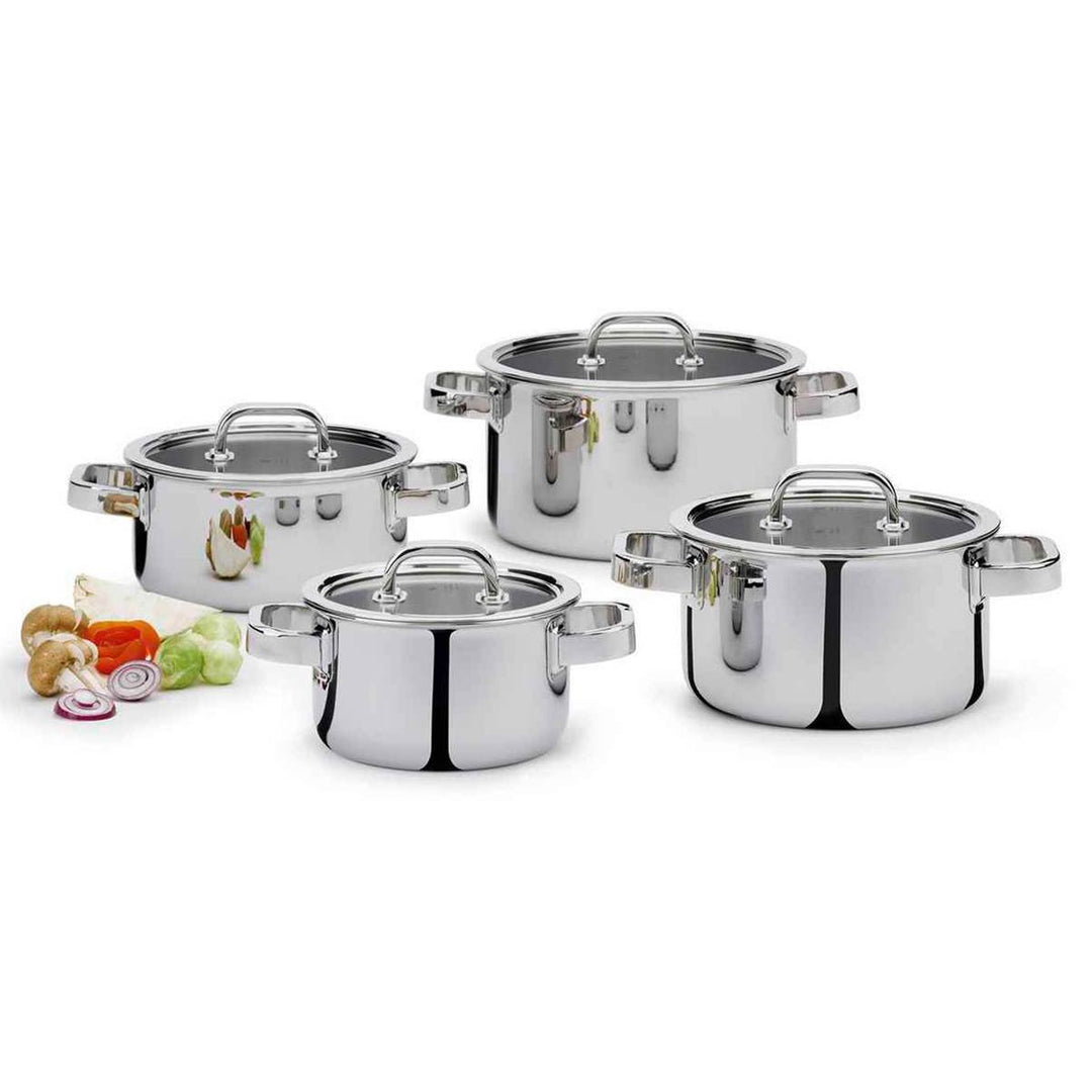 Spring 0685850604 Finesse Starter-Set 4 teilig, Edelstahl, silber, 25,8 x 34 x 59 cm