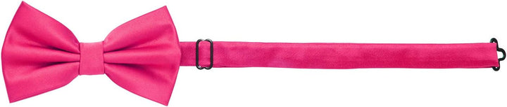 MASADA Herren Fliege Seidenlook, stufenlos verstellbar, handgefertigt, Hakenverschluss - 12 x 6 cm 1