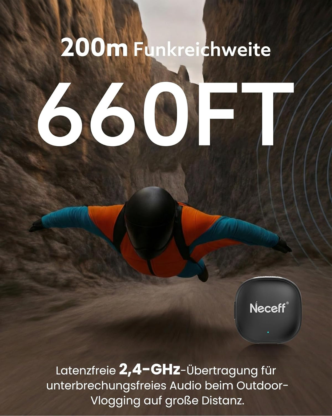 Wireless Lavalier-Mikrofon für iPhone 14 13 12 11 Pro Max, Lightning-Ansteckmikrofon mit KI-Rauschun