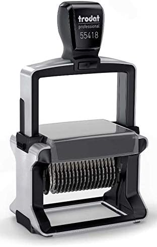 trodat Ziffernstempel Professional 4.0 55418, 18-stellig, Sie erhalten 1 Packung