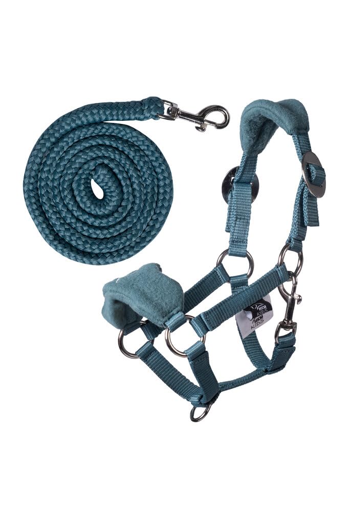 Holly & Claire HKM 15691 Hobby Horse Halfter mit Fleece | Realistisches Steckenpferd Zubehör für Kin