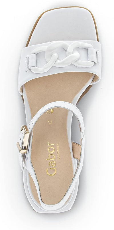 Gabor 22.805 G Damen Sandalen 39 EU Weiss Weiss 50, 39 EU Weiss Weiss 50