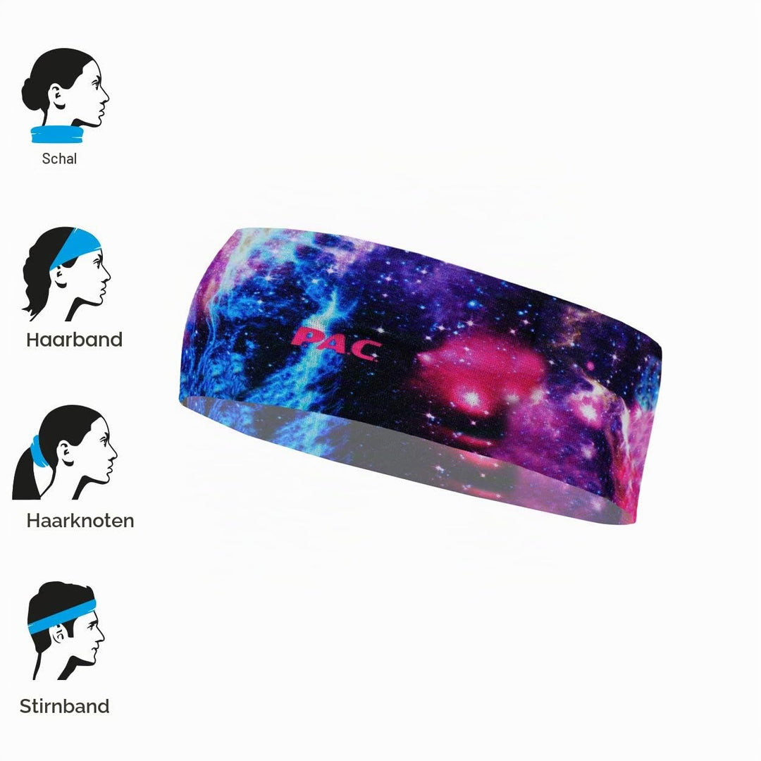 P.A.C. Slim Headband - Funktionsstirnband, Schweissband, Outdoortuch, nahtloses Stirnband, Sport Hea
