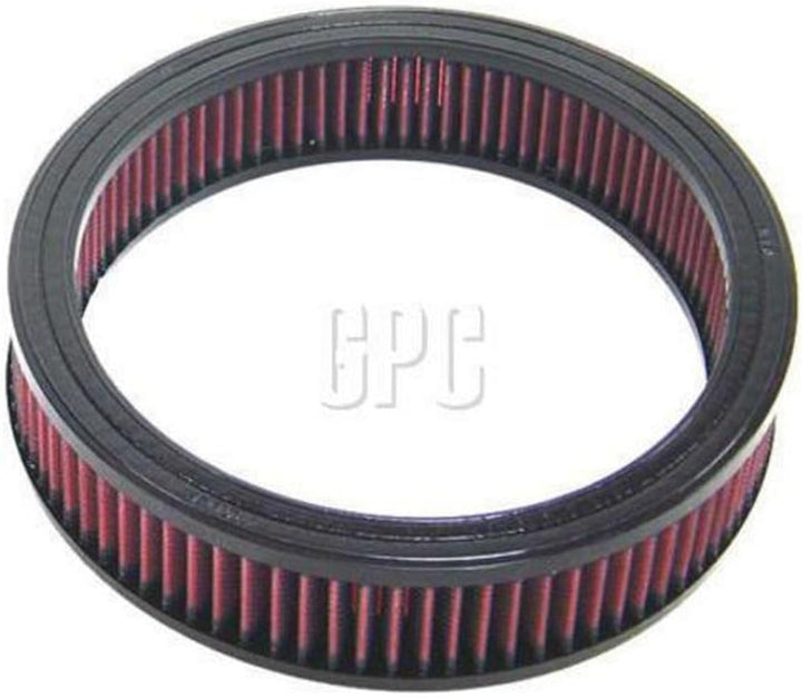 K&N E-1210 Waschbarer und wiederverwendbarer KFZ Tauschluftfilter Rot
