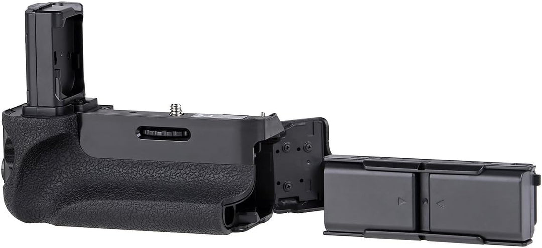 ayex Batteriegriff AX-A7/A7R/A7S Passend für Sony A7, A7R, A7S (ähnlich VG-C1EM) + 2 x ayex Akku NP-