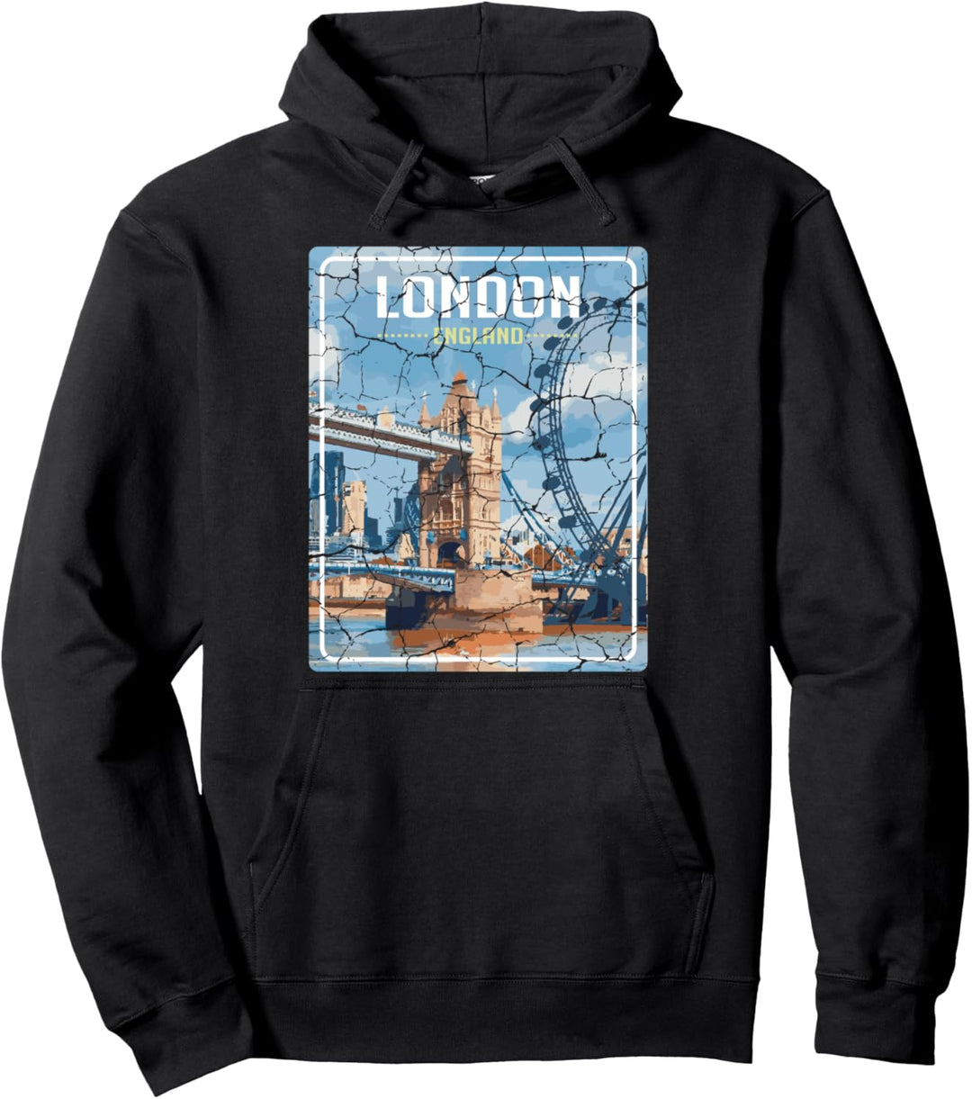 England London City Abenteurer Pullover Hoodie