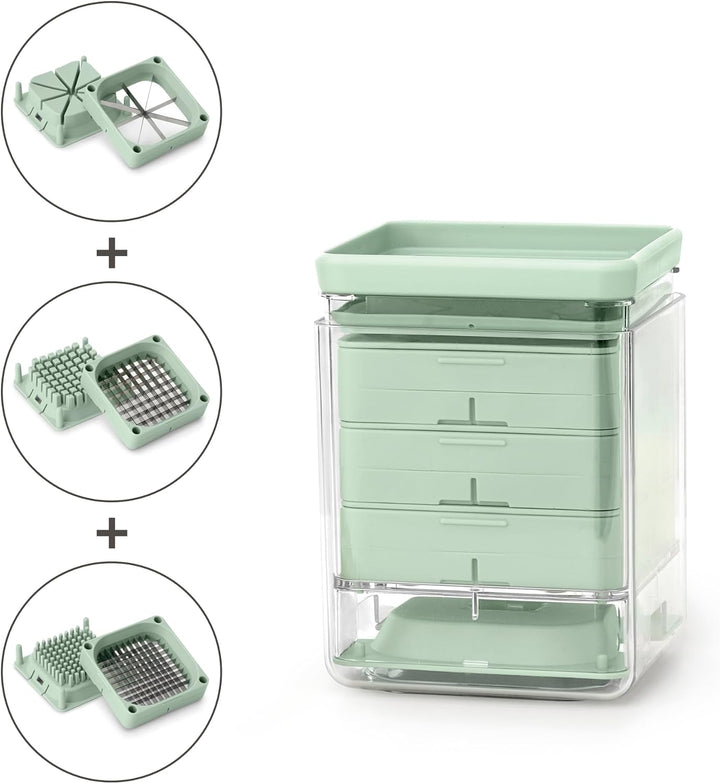 Brabantia Tasty+ Kartoffelschneider, Jadegrün