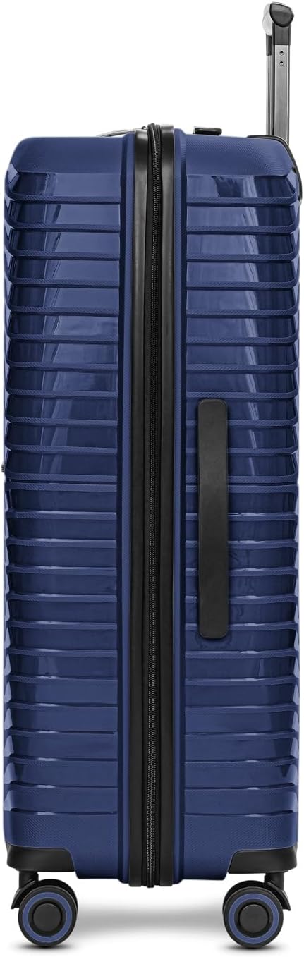 Stratic Shine Koffer & Trolley Gross | Hergestellt aus Bruch- & Kratzfestem Polypropylen mit 4 Rolle