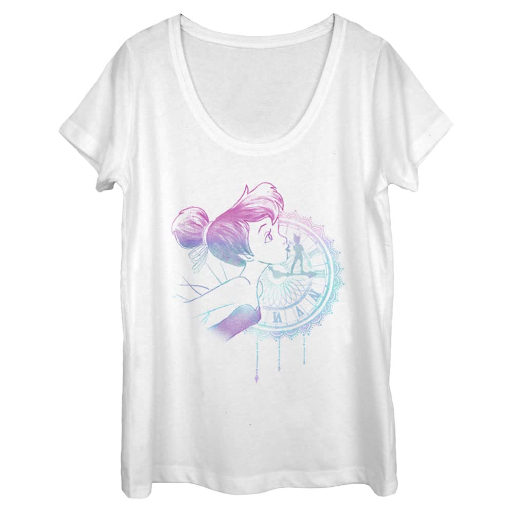 Disney Damen Time for Tink T-Shirt S Weiss, S Weiß