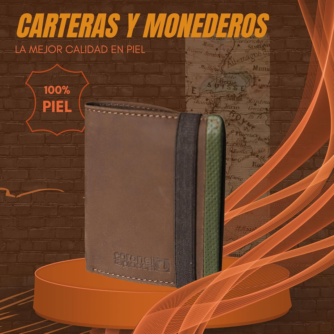 CORONEL TAPIOCCA Herren Geldbörse Wallet Geldbeutel Herren Wallet Portemonnaie Brieftasche Herren Ge
