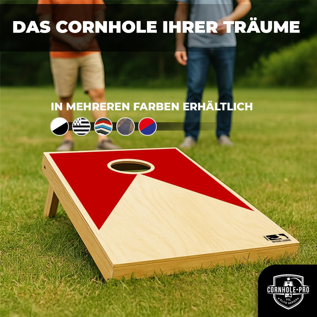 Original Offizielles Cornhole | Amerikanisches Cornhole | Einfach zu transportieren | Offizielle Abm