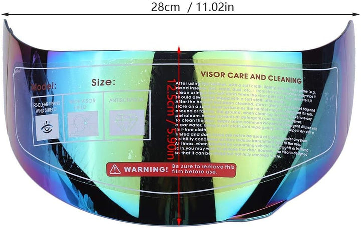 Motorrad Doppelobjektiv Vollvisier Helm Visierschild Windschutzscheibe Ersatz für 316 902 AGV K5 K3S